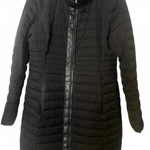 Zara Basic Women's Black Puffer‎ Coat